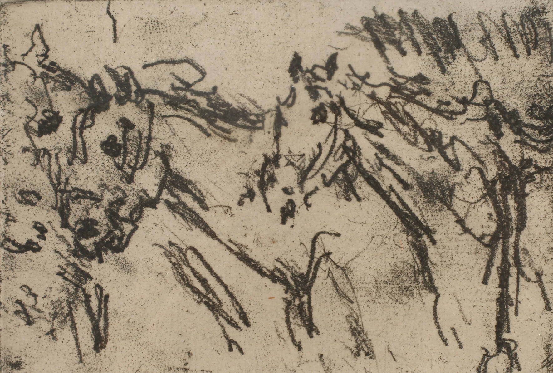 Prof. Lovis Corinth, Kutschenpferde