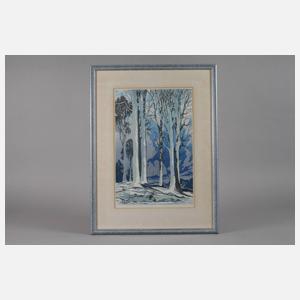 Oscar Droege, Im Winterwald