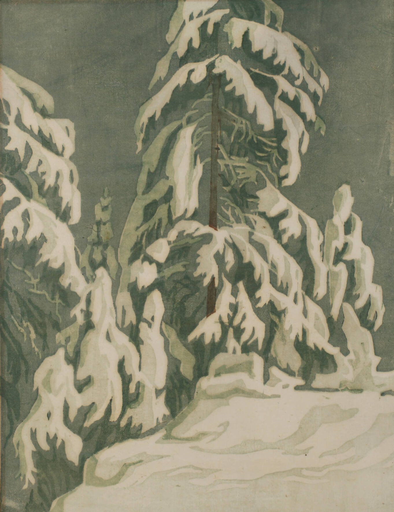 Gertrud Fredrich, Winterwald