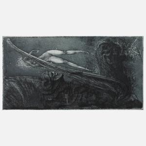 Prof. Ernst Fuchs, „Eros im Flug"