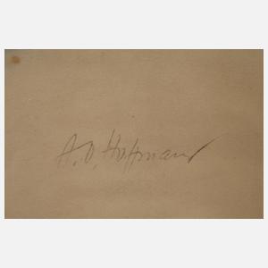 Anton Hoffmann, "Ob er bald blüht?"