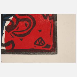 Wassily Kandinsky, "Drei Reiter in Rot, Blau ..."