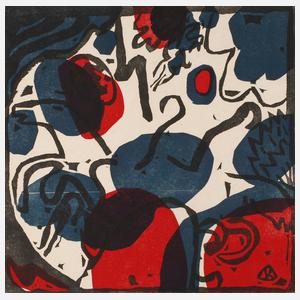 Wassily Kandinsky, "Drei Reiter in Rot, Blau ..."