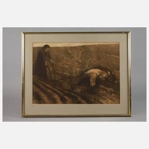 Prof. Käthe Kollwitz, "Pflugzieher und Weib"