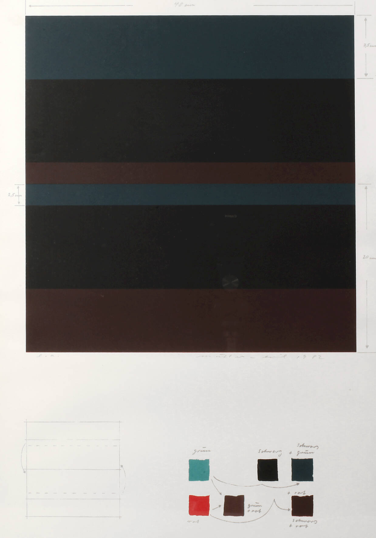 Emil Müller, Farbkomposition