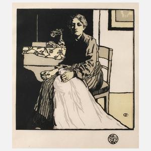 Prof. Emil Orlik, Näherin