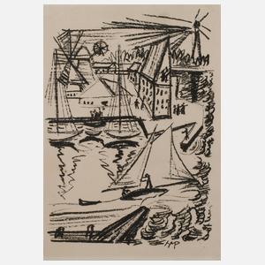 Prof. Hermann Max Pechstein, Fischerhafen