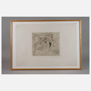 Franz Radziwill, "Landschaft mit Badenden"