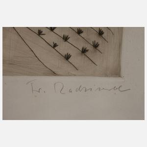 Franz Radziwill, "Landschaft mit Badenden"