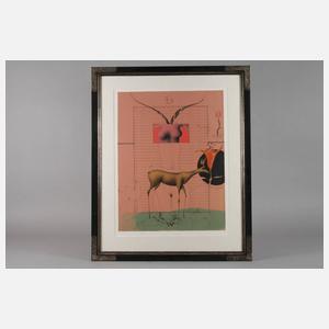 Prof. Paul Wunderlich, Surreale Komposition