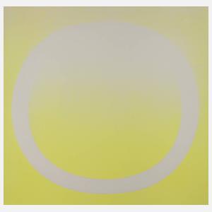 Prof. Rupprecht Geiger, Weißer Ring auf Gelb