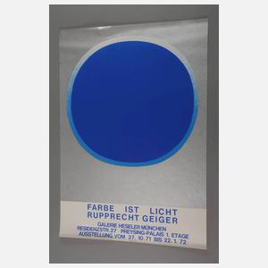 Prof. Rupprecht Geiger, Originalgraphisches Plakat