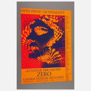 Prof. Otto Piene, Paar originalgraphische Plakate