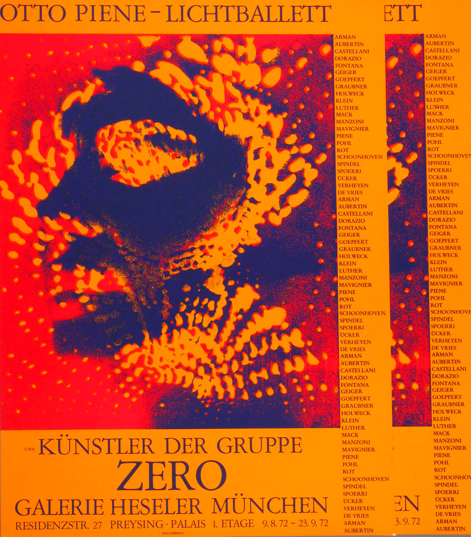 Prof. Otto Piene, Paar originalgraphische Plakate