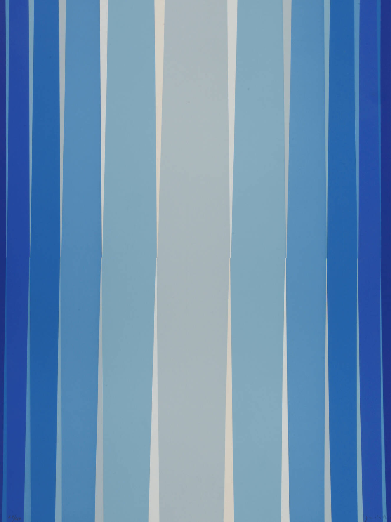 Prof. Lothar Quinte, Komposition in Blau