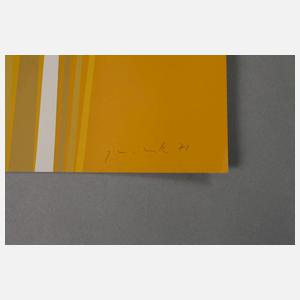 Prof. Lothar Quinte, Komposition in Gelb