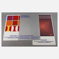 Originalgraphische Plakate der Galerie Heseler111