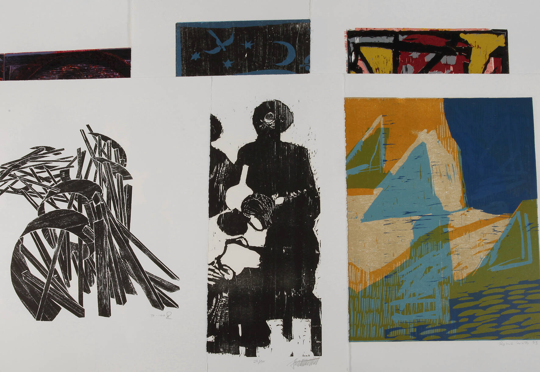 Konvolut Holzschnitte