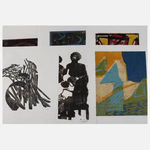 Konvolut Holzschnitte