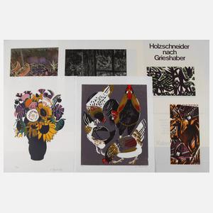 Konvolut Holzschnitte