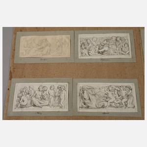 Lorenz Frølich, Zeichnungszyklus, Die zwölf Monate