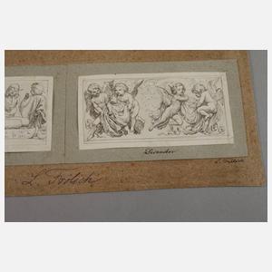 Lorenz Frølich, Zeichnungszyklus, Die zwölf Monate