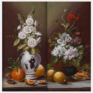 A. Fuchs, Paar Stillleben