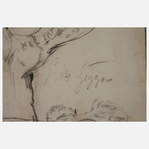 Prof. Ernst Moritz Geyger, Rinderstudie