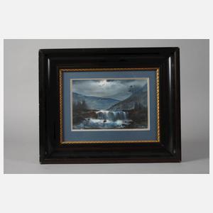 Hjalmar Lundberg, Nächtlicher Wasserfall