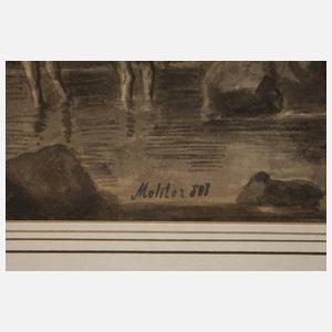 Martin von Molitor, Landschaft mit Hirte