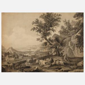 Martin von Molitor, Landschaft mit Hirte