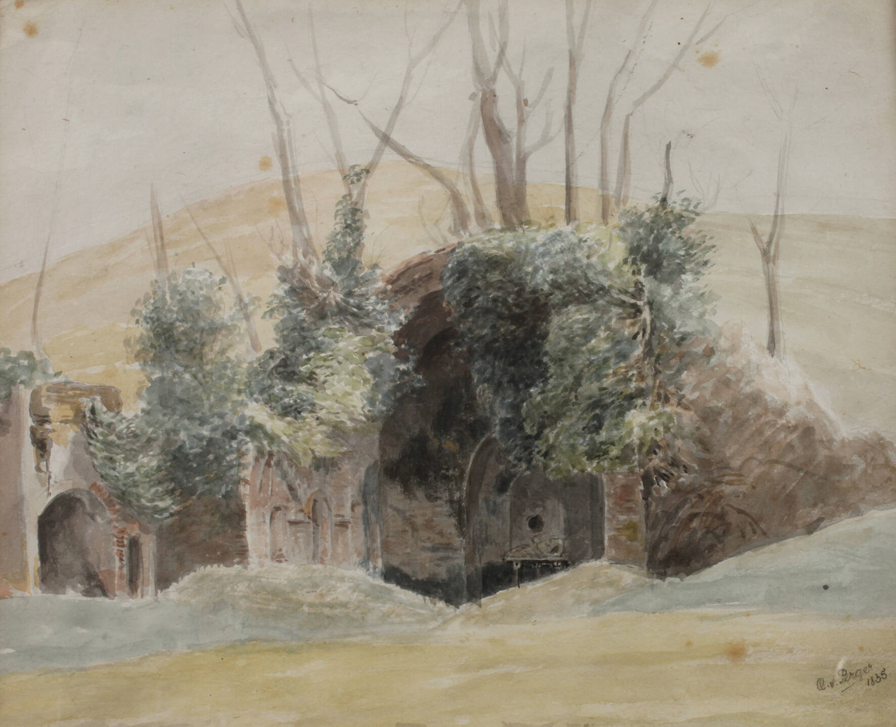 Prof. Anton Ritter von Perger, In Italien