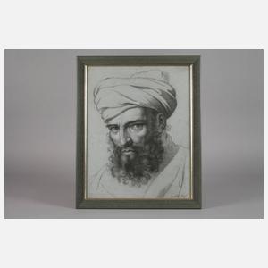 Fritz Papst, Bildnis eines Herren mit Turban