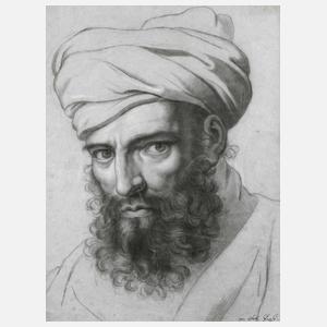 Fritz Papst, Bildnis eines Herren mit Turban