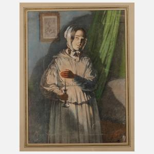 Mädchen mit Nachtlicht