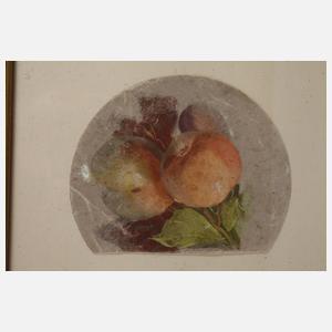 Drei Früchtestillleben