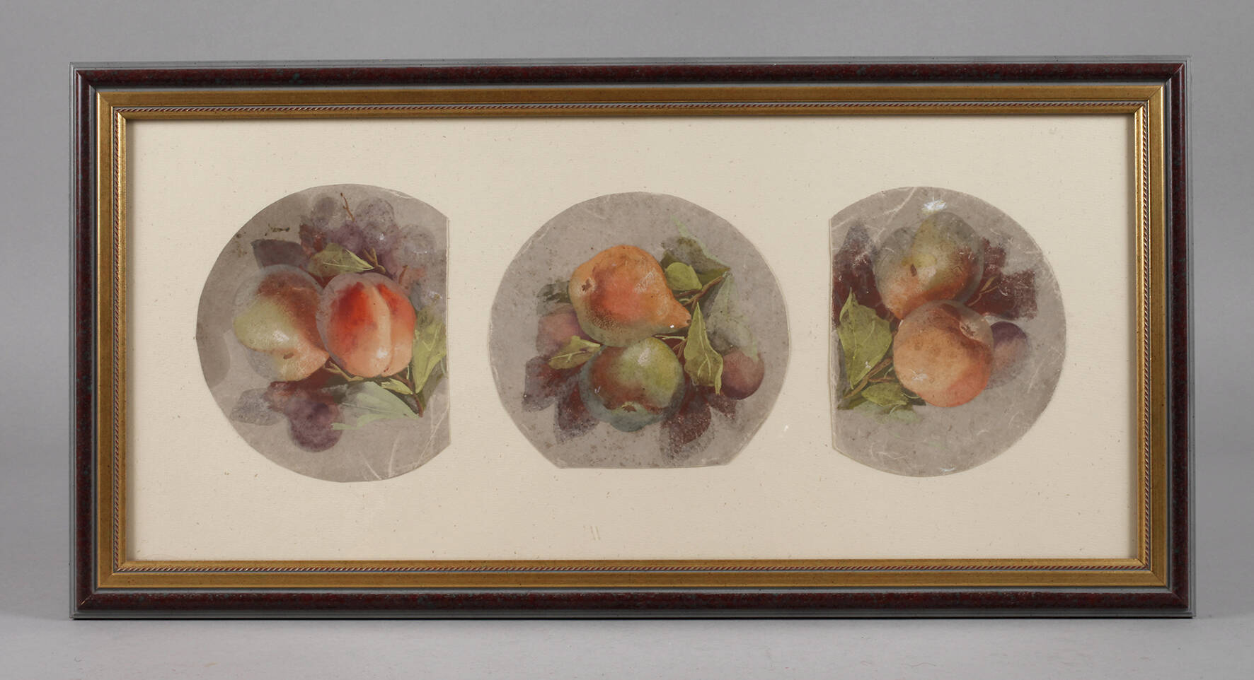 Drei Früchtestillleben
