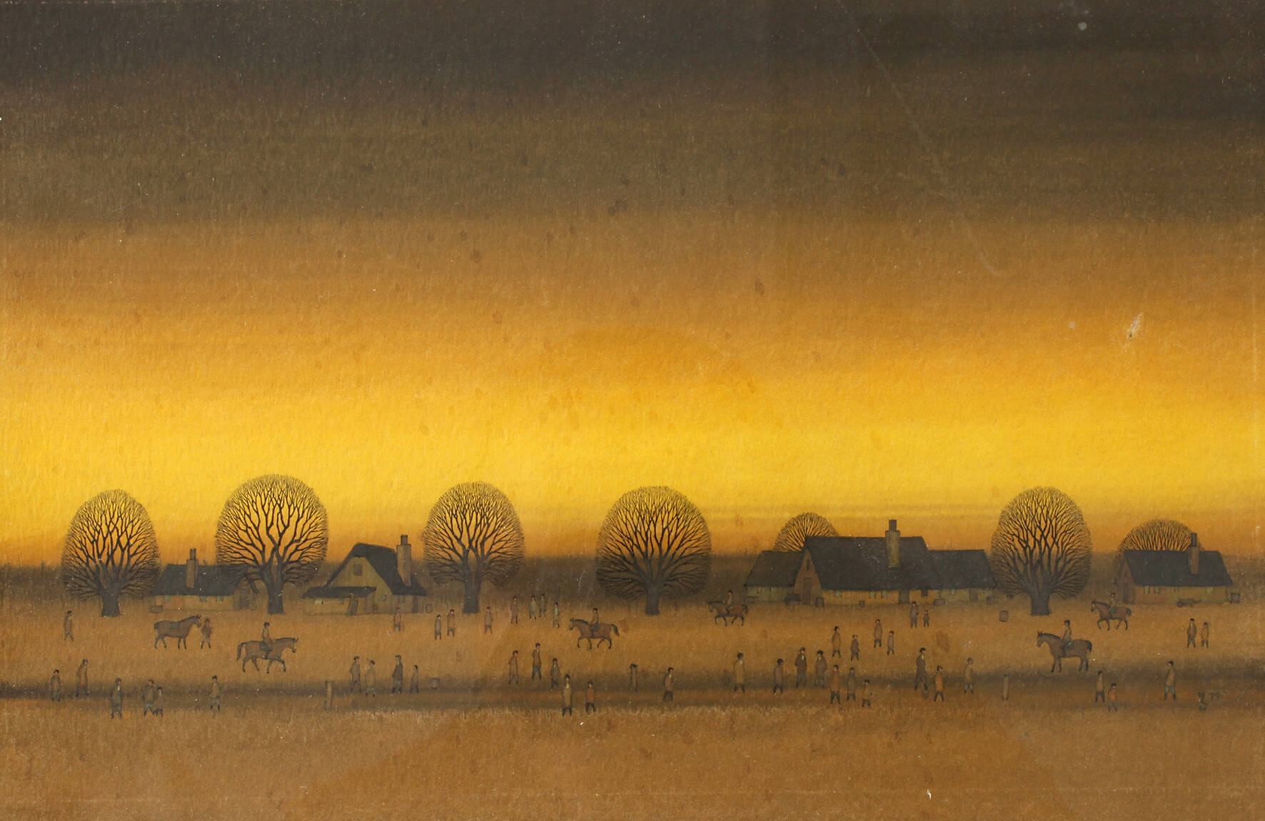 Werner von Boltenstern, Dorf mit Pferdekoppel