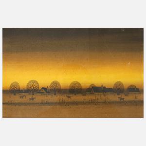 Werner von Boltenstern, Dorf mit Pferdekoppel