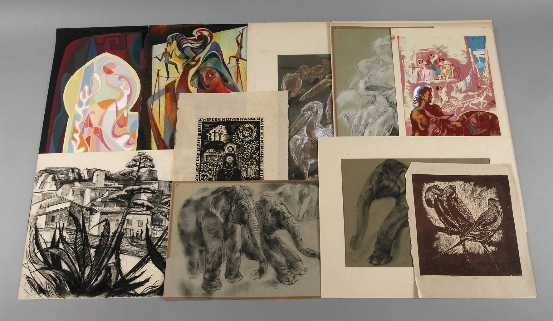 Karl Bosse, Zeichnungskonvolut