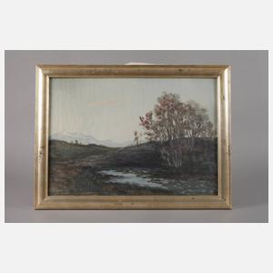 G. Dunzinger, Abend im Gebirge