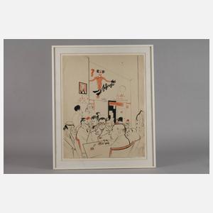 Peter-Anton Gekle, Café "Die Lunte"