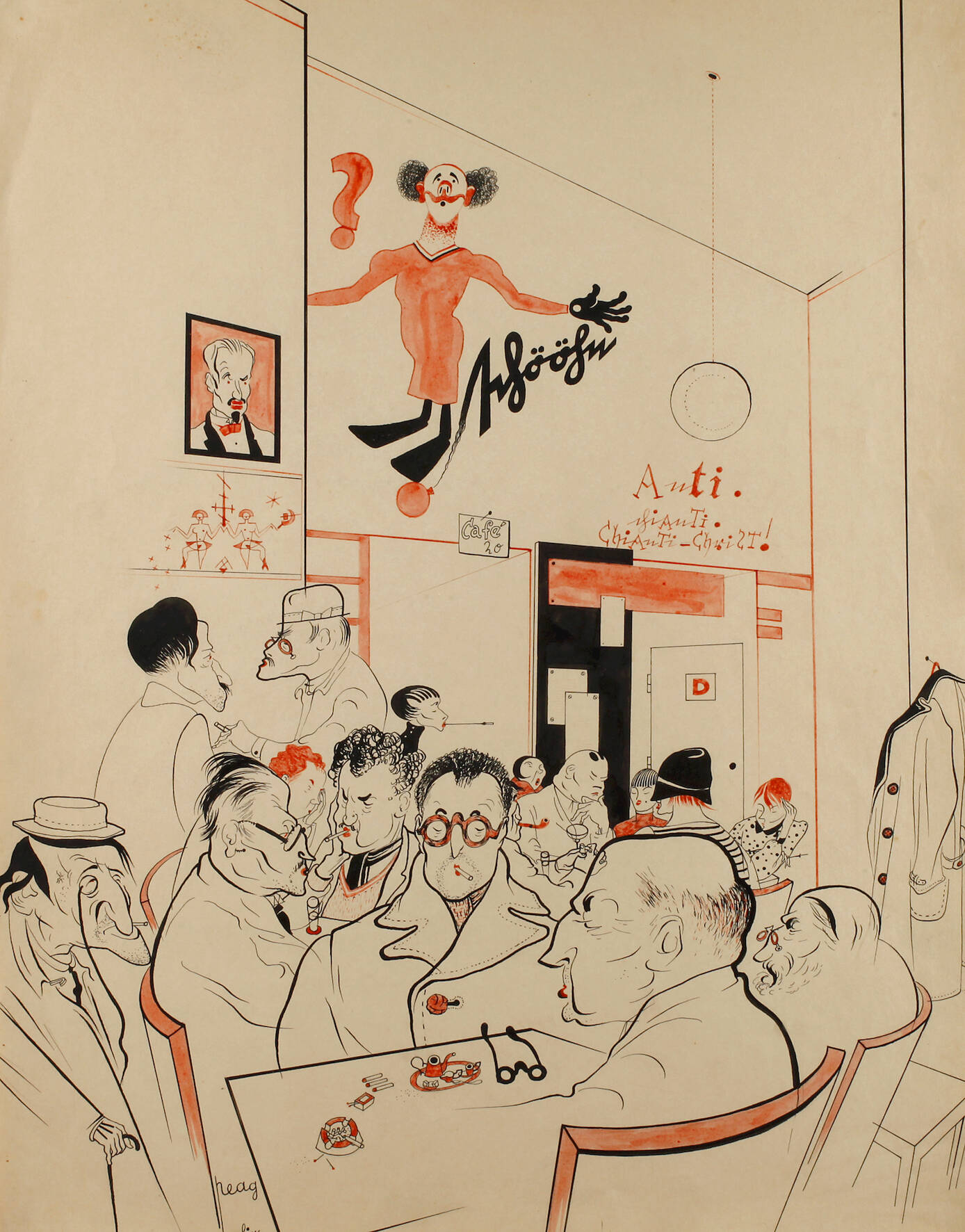 Peter-Anton Gekle, Café "Die Lunte"