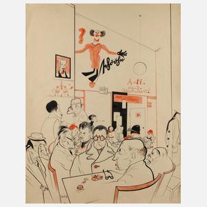 Peter-Anton Gekle, Café "Die Lunte"