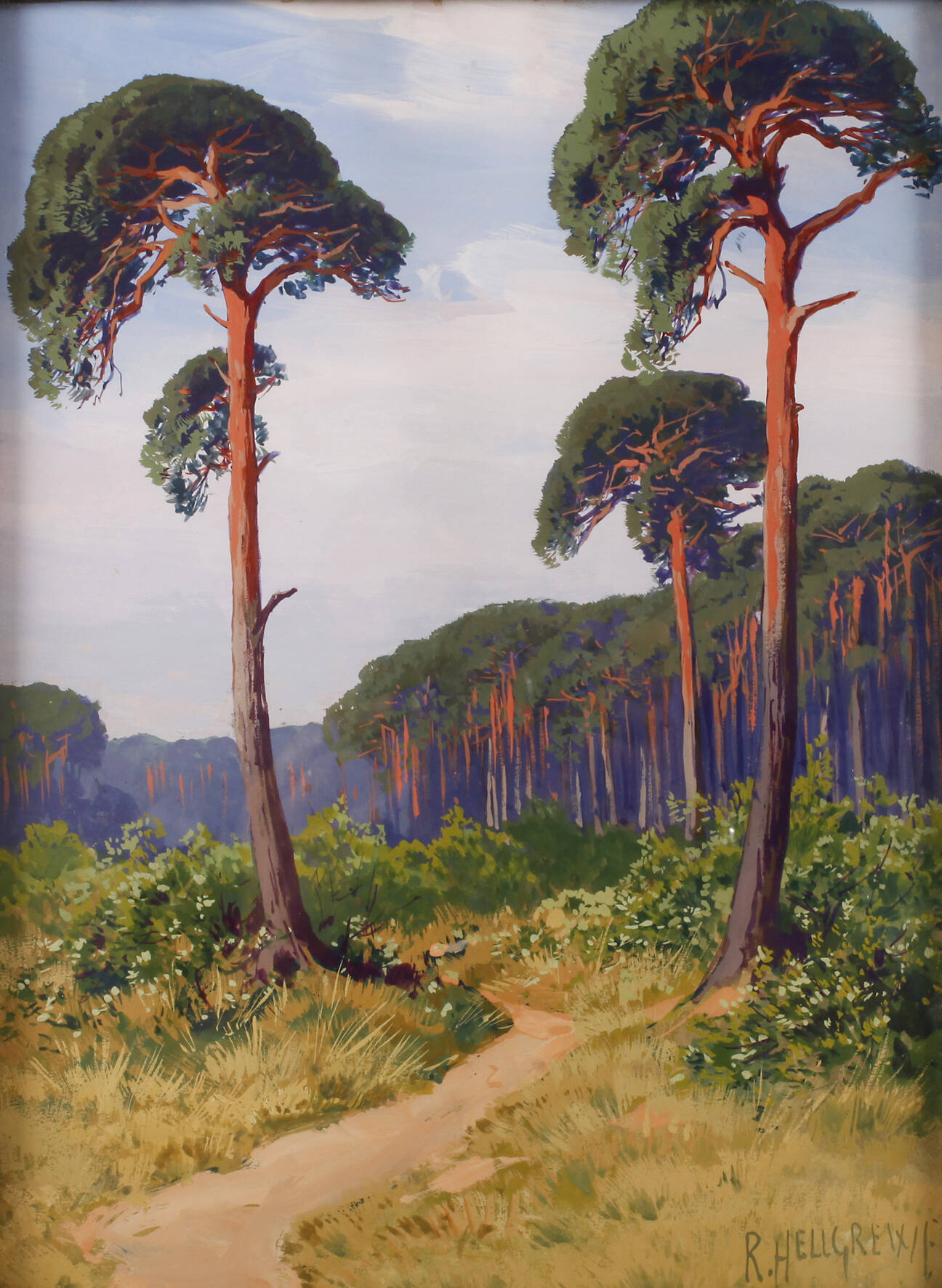 Rudolf Hellgrewe, Am Kiefernwald