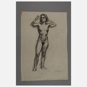 Ernst Holzhäuser, Stehender weiblicher Akt