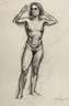 Ernst Holzhäuser, Stehender weiblicher Akt