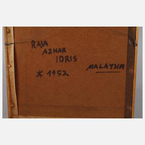 Raja Azhar Idris, Hütten am Fluss