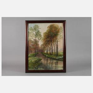 P. H. Janowitz, Birken am Kanal