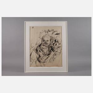 Bruno Krauskopf, Mädchen mit Puppe